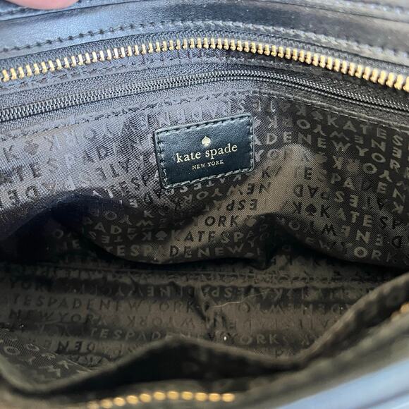 Kate Spade Crossbody Bag Blue White Floral Print Summer Designer‎ Shoulder Purse - Picture 5 of 16